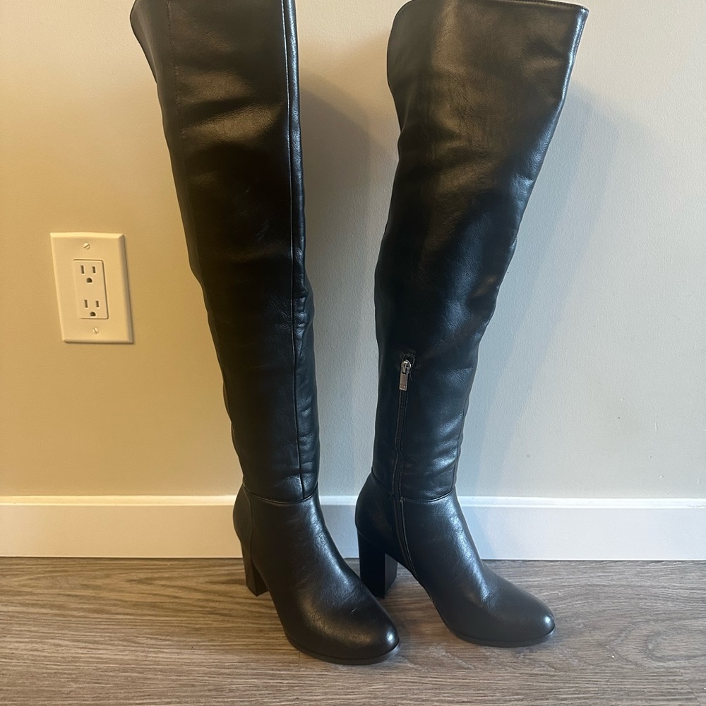 New York & Company Black Over the Knee Boots
